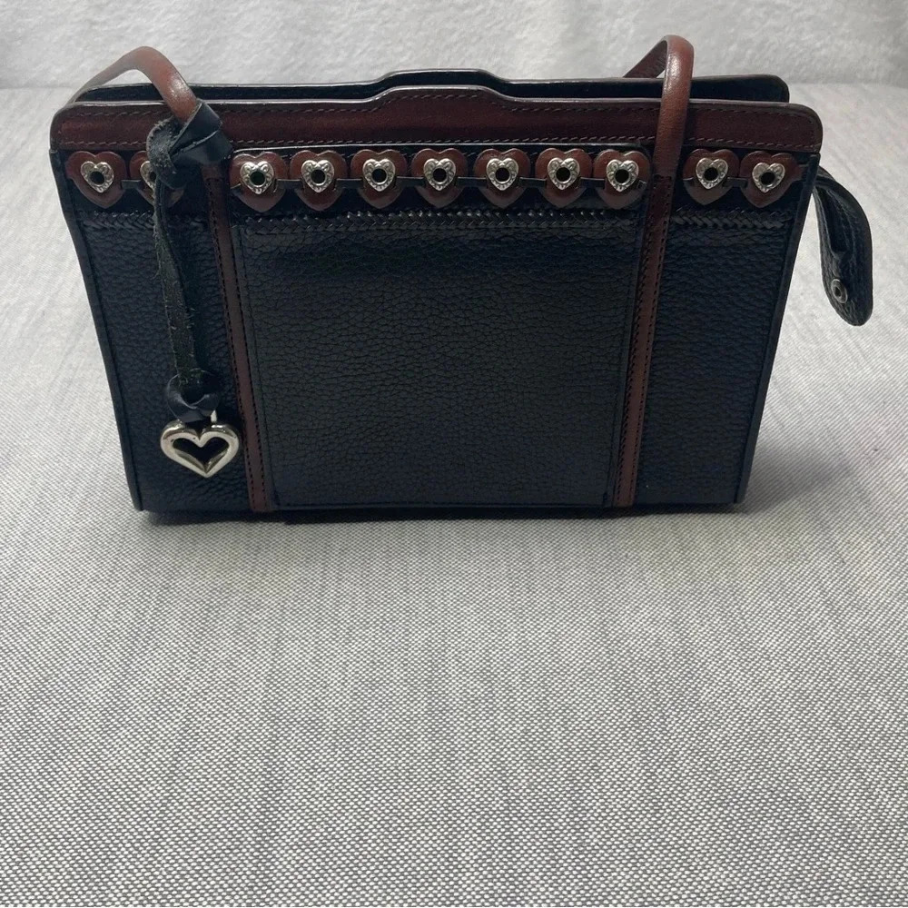 VTG Brighton Leather Hard Case Shoulder Bag